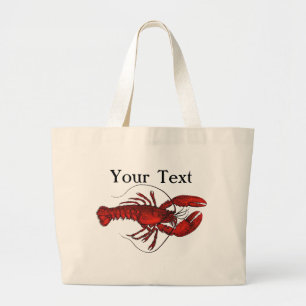Homard rouge 3 Sac fourre-tout