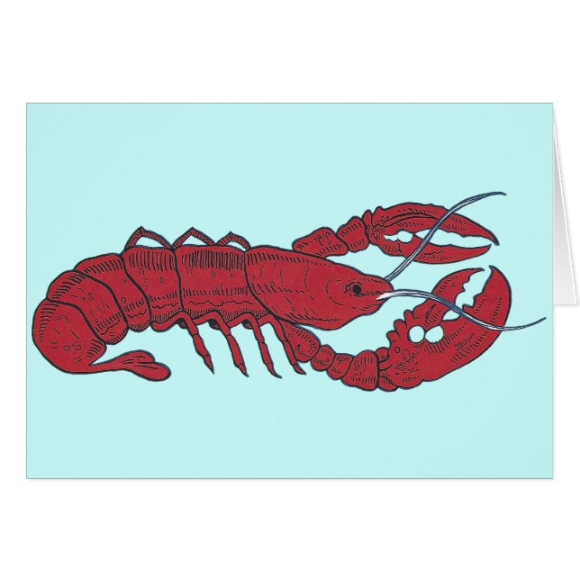 Homard vintage (Devant horizontal)