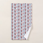 Homards et étoiles de mer coquettes (Serviette à main)