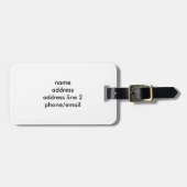 Home <3 Massachusetts Bagagelabel (Voorkant horizontaal)