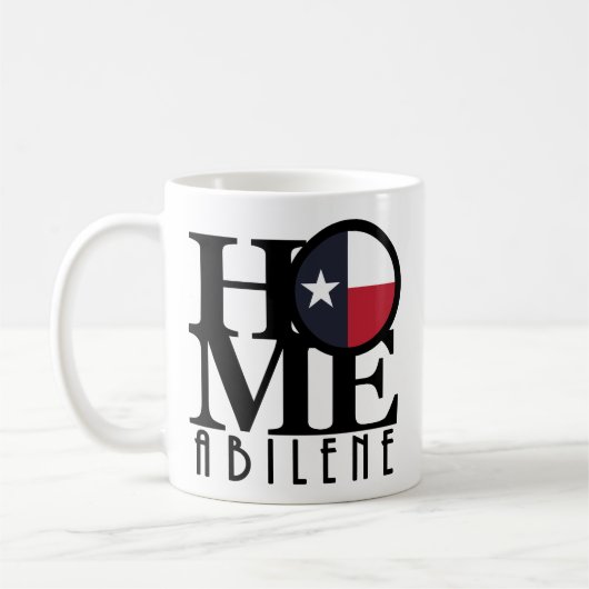 HOME Abilene, Texas 11oz Koffiemok (Links)