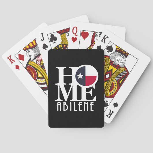 HOME Abilene Texas Pokerkaarten (Achterkant)