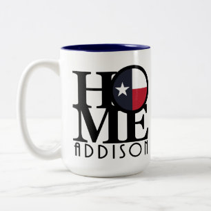 HOME Addison Texas 15oz Tweekleurige Koffiemok