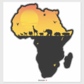 Home - Africa Sticker (Vel)