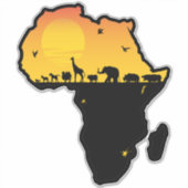 Home - Africa Sticker (Voorkant)