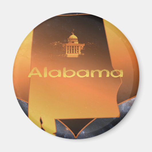 Home Alabama Magneet (Voorkant)