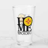 HOME Alamogordo New Mexico Glas (Achterkant)