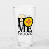 HOME Alamogordo New Mexico Glas (Voorkant)