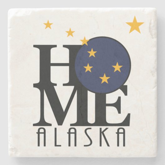 HOME Alaska Stenen Onderzetter (Voorkant)