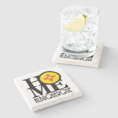 HOME Albuquerque Stenen Onderzetter (Zijkant)