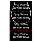 Home Alone Kerst Gift Bag Klein Cadeauzakje (Achterkant)