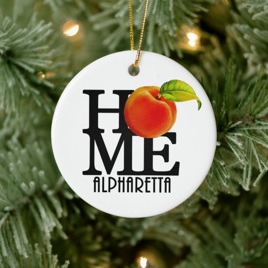 HOME Alpharetta Georgia Keramisch Ornament (Boom)