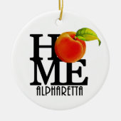 HOME Alpharetta Georgia Keramisch Ornament (Voorkant)