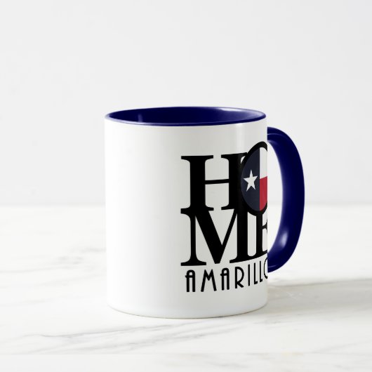 HOME Amarillo 11oz Mok (Voorkant rechts)