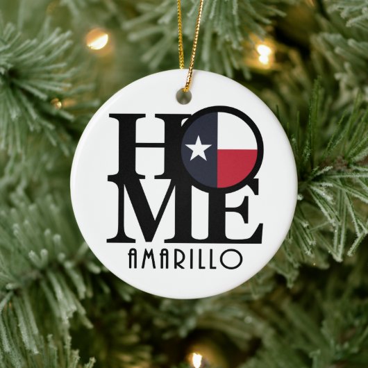 HOME Amarillo Keramisch Ornament (Boom)