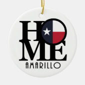HOME Amarillo Keramisch Ornament (Voorkant)