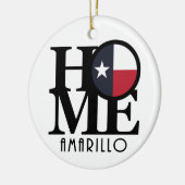 HOME Amarillo Keramisch Ornament (Links)