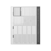 Home and Work Weekly Grijze Deskplanner Notitieblok (Gedraaid)