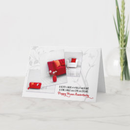 Home Anniversary from Real Estate Agent Modern Kaart