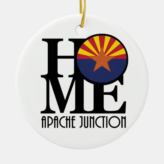 HOME Apache Junction Keramisch Ornament (Voorkant)