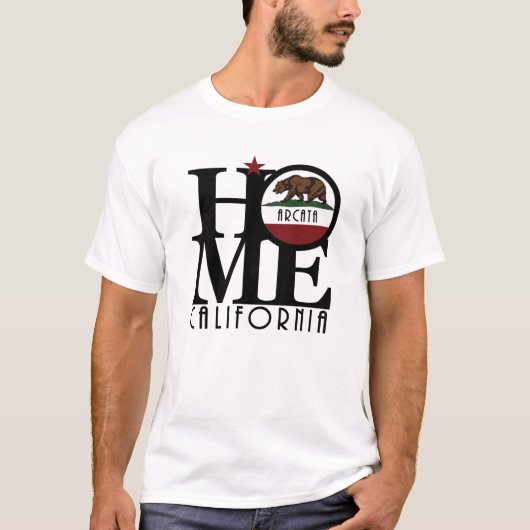 HOME Arcata CA T-shirt (Voorkant)