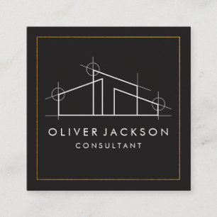 Home Architect Logo Vierkante Visitekaartje