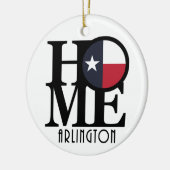 HOME Arlington Texas Keramisch Ornament (Links)