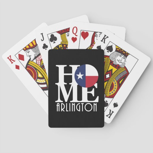 HOME Arlington Texas Pokerkaarten (Achterkant)