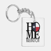 HOME Arlington Texas Sleutelhanger (Voorkant Links)
