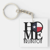HOME Arlington Texas Sleutelhanger (Voorkant)