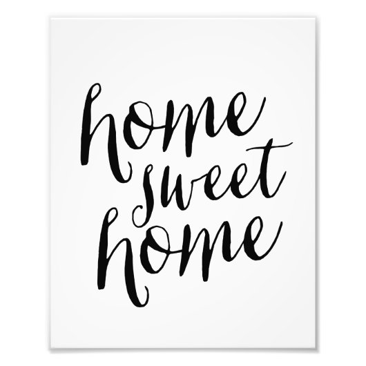 Home | Art Print Foto Afdruk (Voorkant)