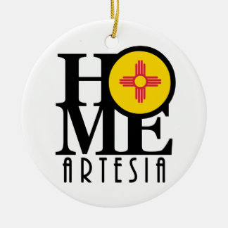 HOME Artesia New Mexico Keramisch Ornament
