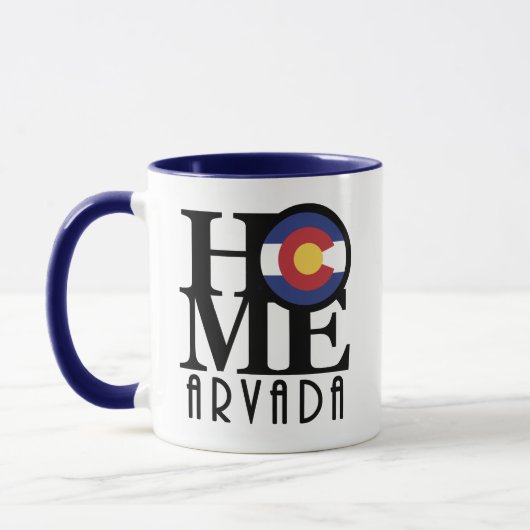 HOME Arvada Colorado 11oz Mok (Links)