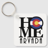 HOME Arvada Colorado Sleutelhanger (Voorkant)