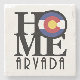 HOME Arvada Colorado Stenen Onderzetter