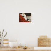 "Home At Last" greyhound dog art poster (Cuisine)
