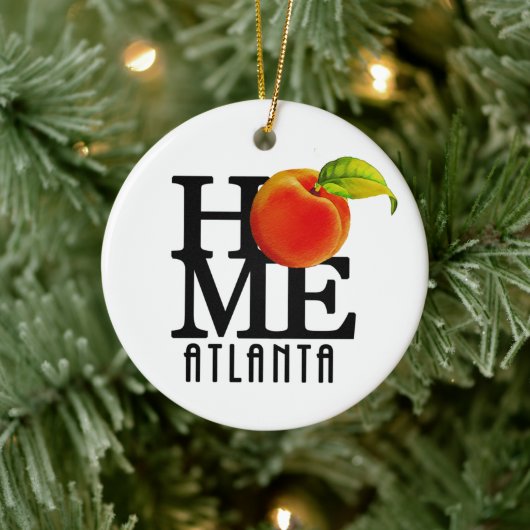 HOME Atlanta Georgia Keramisch Ornament (Boom)