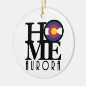 HOME Aurora Colorado Keramisch Ornament (Links)