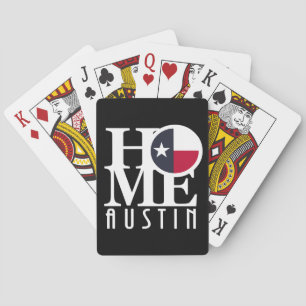 HOME Austin Texas Pokerkaarten