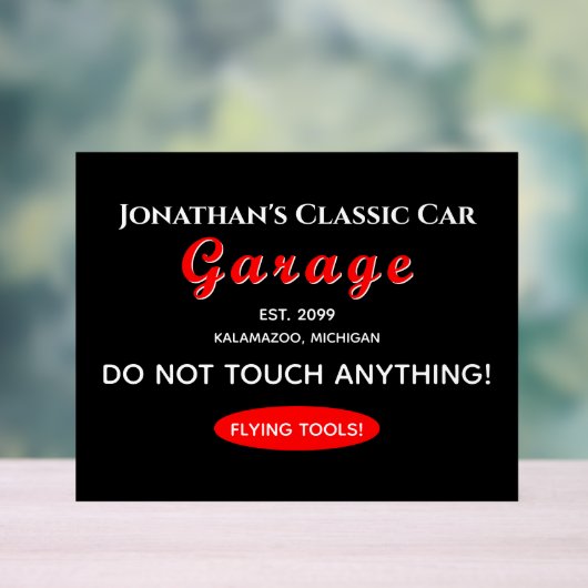 Home Auto Mechanische Garage Vlieggereedschap Acry Acryl Bord (Neutraal)