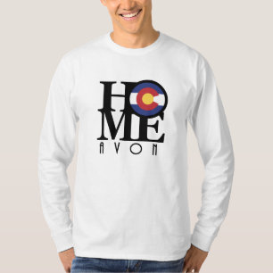 HOME Avon Colorado Mannen Lange hoes T-Shirt