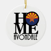 HOME Avondale Arizona Keramisch Ornament (Voorkant)