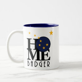HOME Badger Alakska 11oz Tweekleurige Koffiemok