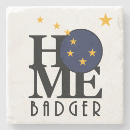 HOME Badger Alaska Stenen Onderzetter