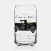 Home Bar Leuk Moonshine Bier Kan Glas Drinkware (Achterkant)