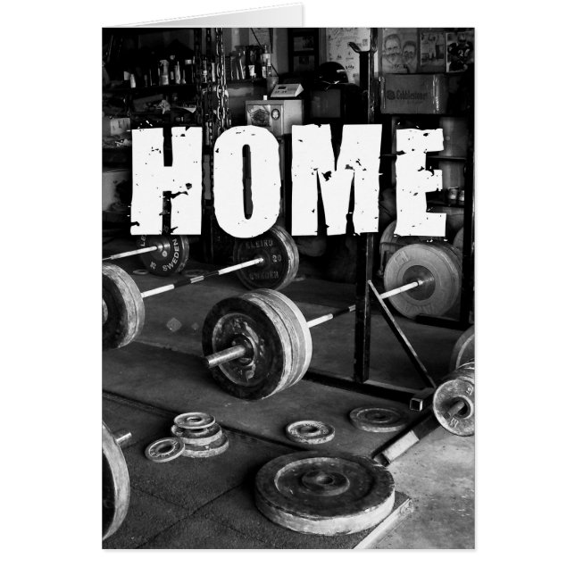 HOME (Barbells) - Motivation de l'entraînement (Devant)