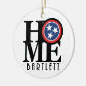 HOME Bartlett Tennessee Keramisch Ornament (Links)