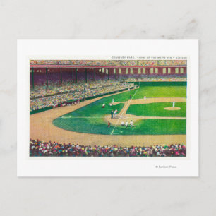 Home Base Bleachers Uitzicht Comiskey Park Briefkaart