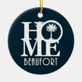 HOME Beaufort SC Keramisch Ornament (Voorkant)