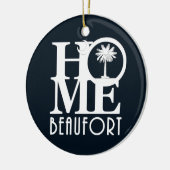 HOME Beaufort South Carolina Keramisch Ornament (Links)
